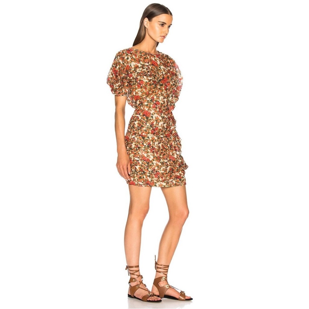 NWT RRP $670 Isabel Marant Robe Face Floral Print Mini - Picture 2 of 7